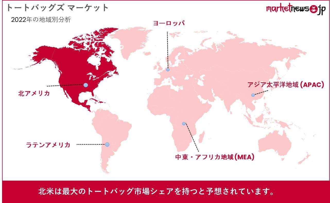 Tote Bags Market Regional Analysis - トートバッグズ マーケット